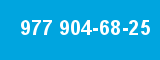 977 904-68-25 977 904-68-25